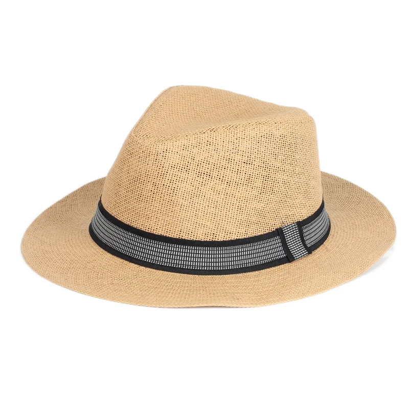 Wholesale Cheap Fashion Men and Ladies Outdoor shade Foldable Beach Jazz style Straw Hats