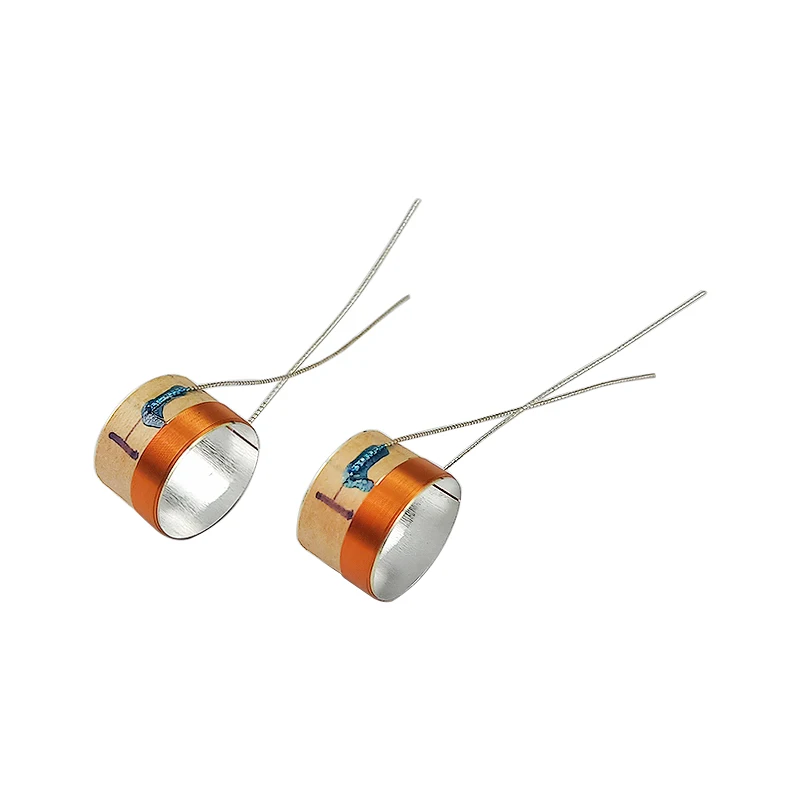 คอยล์เสียงลำโพงทวีตเตอร์13.28มม. อลูมิเนียมสีขาว2ชิ้น