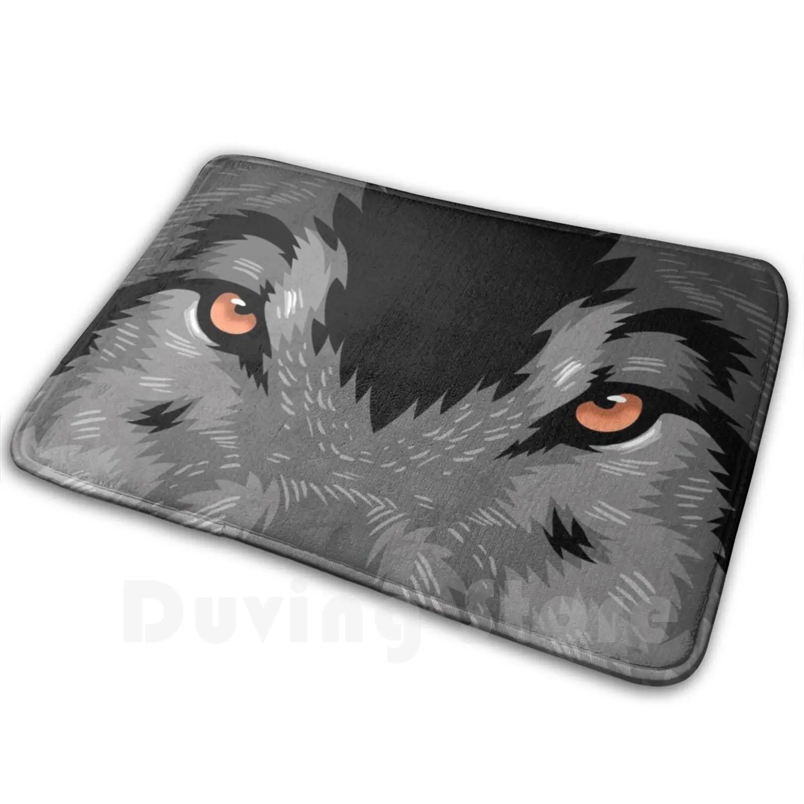 Amazing Shadow Wolf Mat Rug Carpet Anti-Slip Floor Mats Bedroom Wolfman Wolf Lobo Moon Terror Horror Halloween Transformation