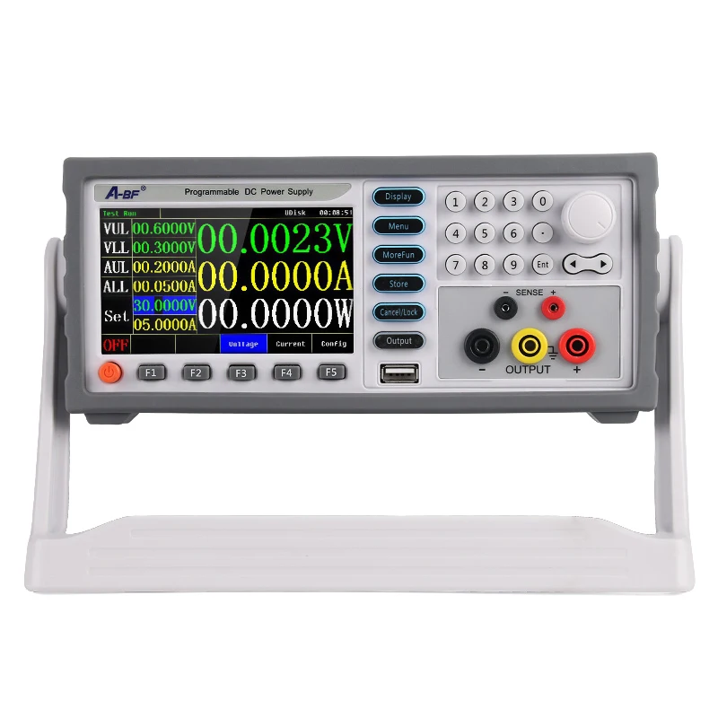 A-BF Programmable Linear DC Regulated Bench Power Supply 6 Digit Adjustable Power Source Color Screen Voltage Current Regulator