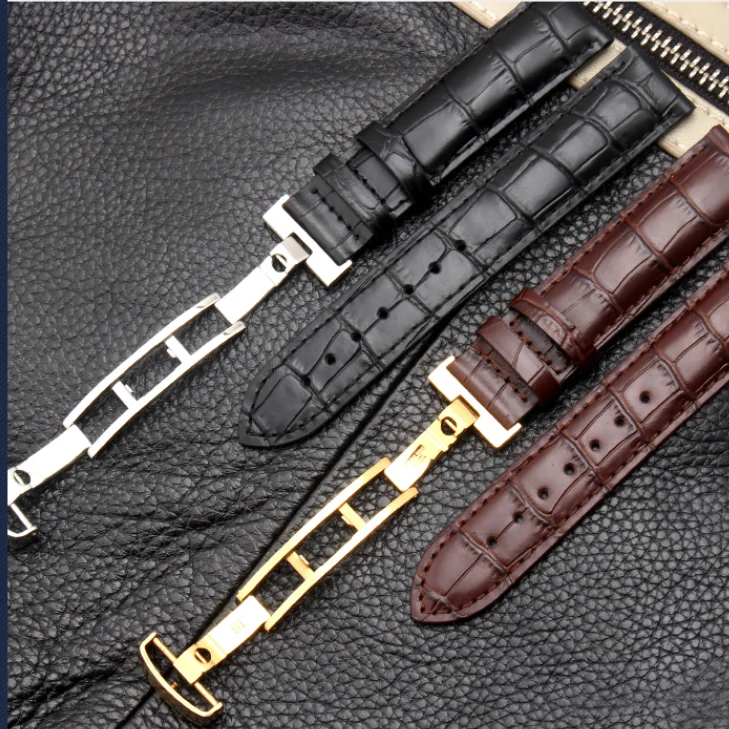 14 16 18 19 20 21 22mm Genuine Leather Watch Bands Strap for Tissot Le Locle T41 T006 PRC200  Wrist Belt Watch Bracelet 1853 Wat