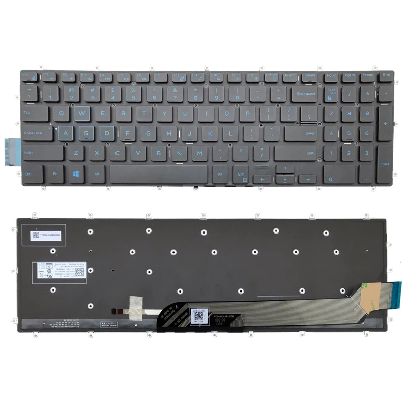 US English Backlit Laptop Keyboard Replacement For Dell G3 15 3590 3579 3779 G5 15 5590 G7 15 7588 17 7790 G7 15 7590