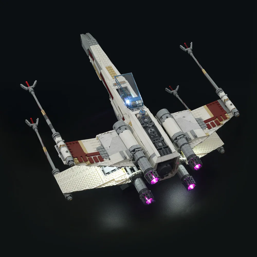 Kyglaring-Ensemble d'éclairage LED, jouets de bricolage pour 10240 X Wing Red Five Fighter (blocs de construction non inclus)