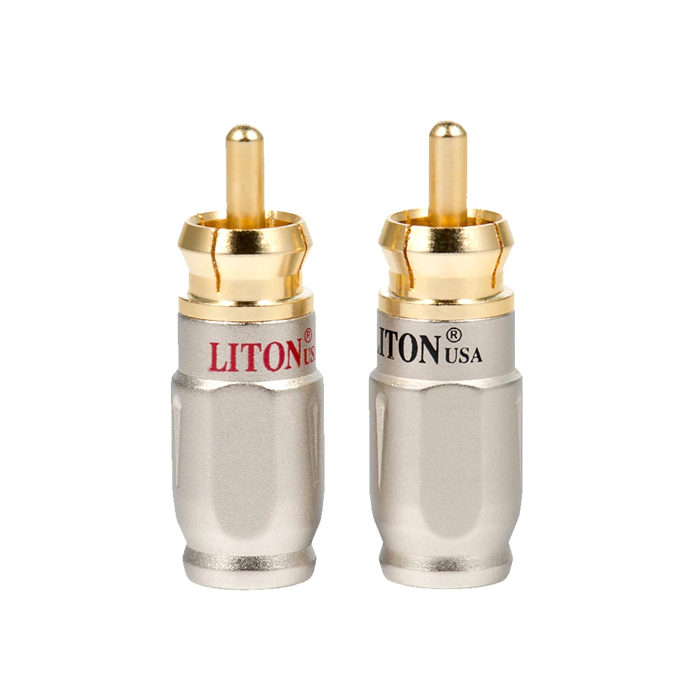 YYAUDIO 20 stücke Löten RCA Stecker Buchse Stecker Lautsprecher Audio Adapter Stecker Vergoldet Stecker Jack Für DIY