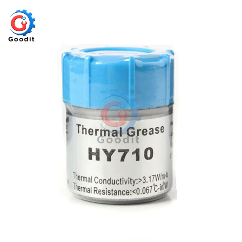 20g Silver Thermal Grease Paste Compound Chipset Cooling For CPU GPU HY710 Silver Cooling silicone Fan Thermal Grease Paste