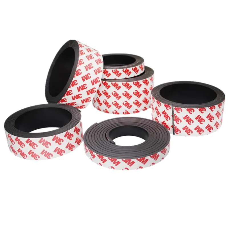 1/ 5Meter Long flexible magnet 10 x1.5mm Thickness 15x1.5 20x1.5 30x1.5 Rubber Magnetic Strip Tape For DIY Craft Tape