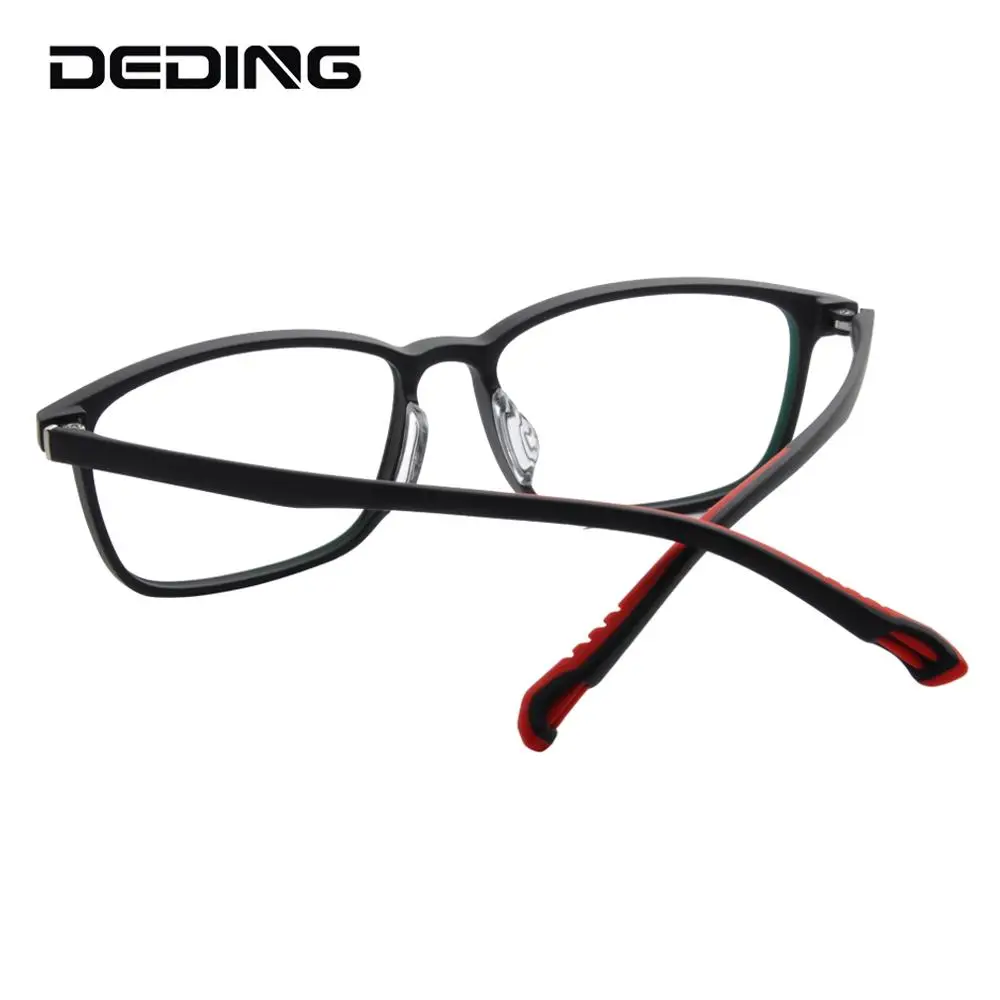 Teens Eyeglasses Frame 55MM Ultra-light TR90 Glasses Frame w/ Silicon Nose pads ,Memory Temple  For Boys Girls