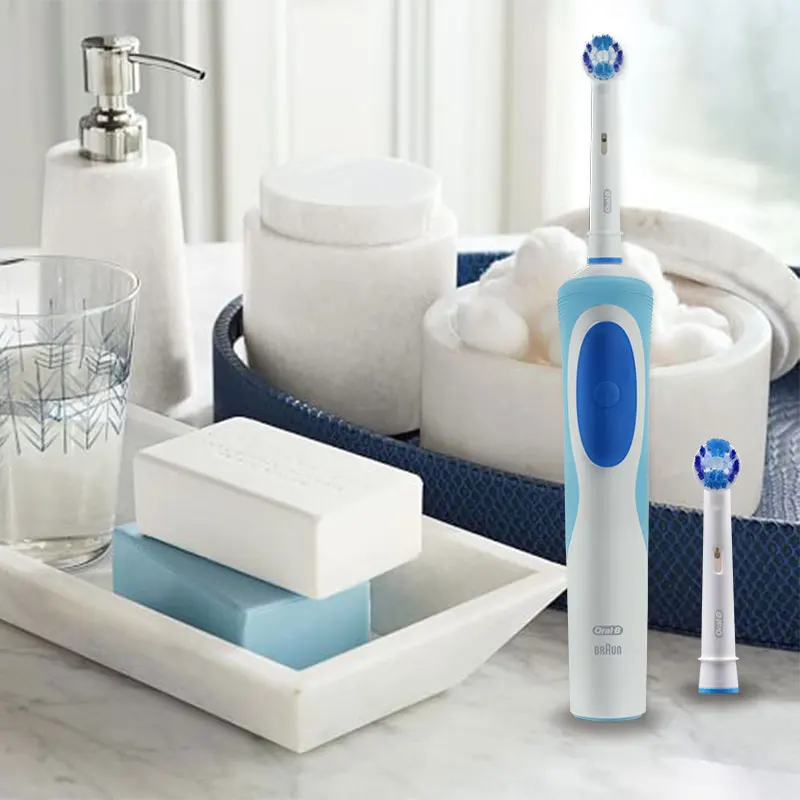 Oral B D12 Series Vitality Electric Toothbrush Soft Bristle Repalcement Brush Head with Travle Box Rechargeable IPX7 Waterproof