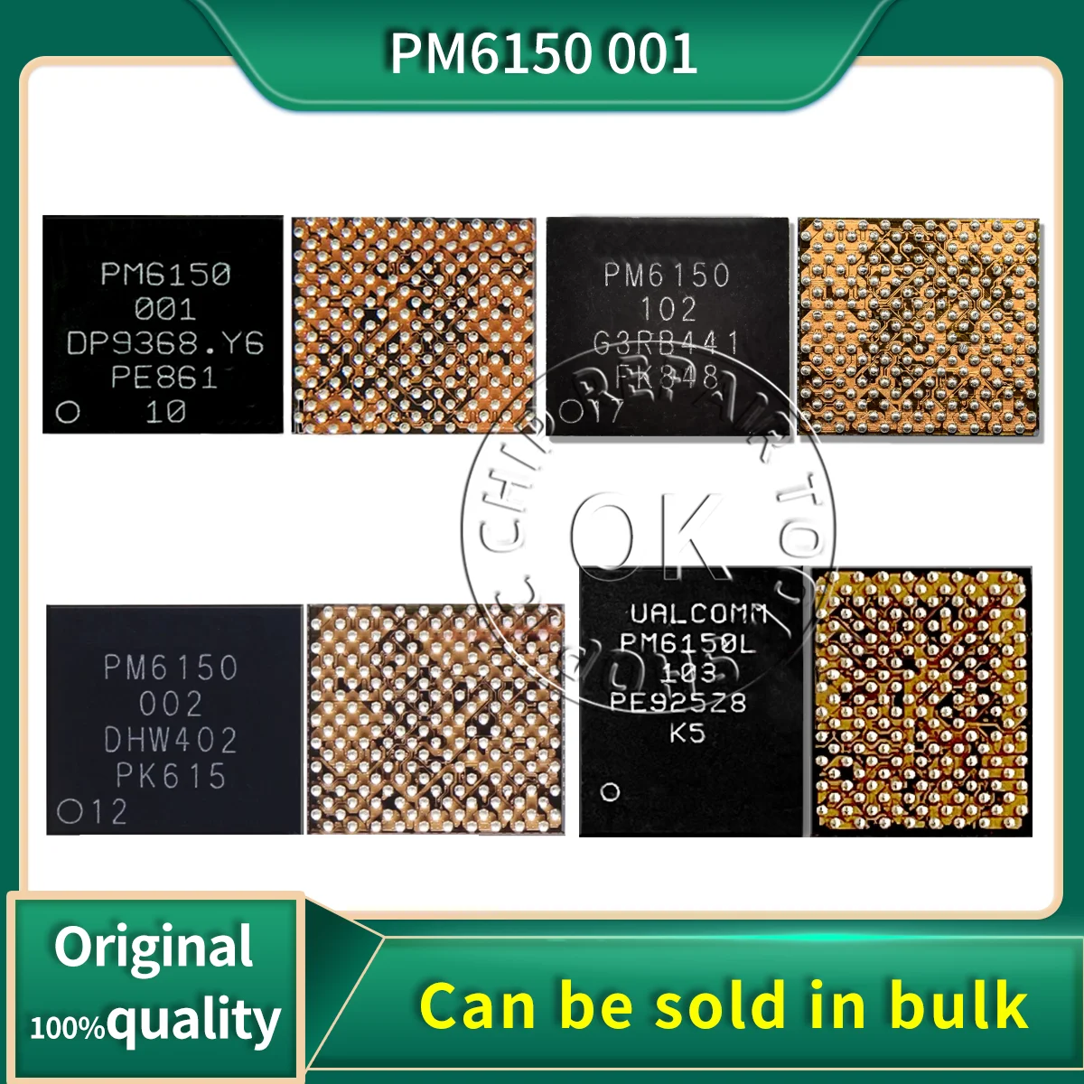 

PMIC PM6150 002 102 PM6150A PM6150L источник питания IC для Samsung A6060 A705F Xiaomi REDMI NOTE 7 PRO VIVO V15 PRO
