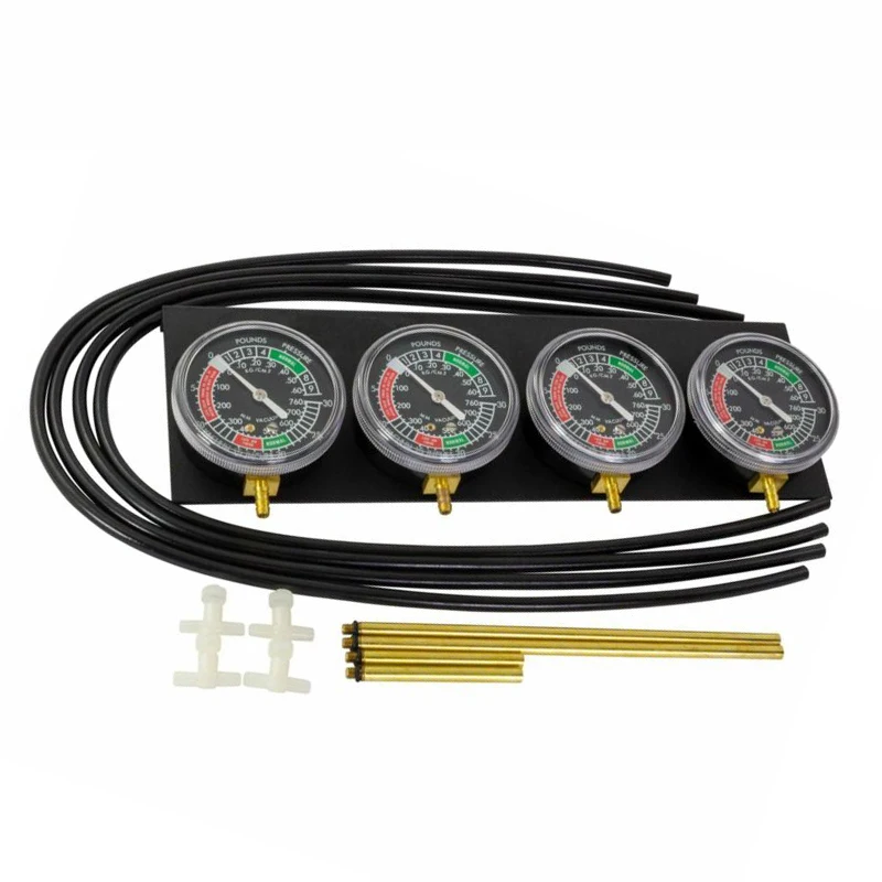 Motorcycle Carburetor Vacuum Balancer Synchronizer Gauge 2/4 Cylinder Kit Gauge 2/4-Carb Set For Motorcycle Carb Sync