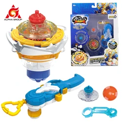 Infinity Nado 5 Master Series Glowing Star, Spinning Tops, Non Stop Battle Gyro com lançador magnético, Brinquedos dos desenhos animados para crianças