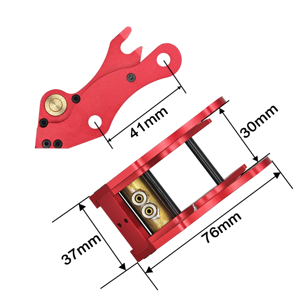 Metal Bucket Quick Change with Full Copper Hydraulic oil cylinder For 1/12 RC Hydraulic Excavator JDM-106