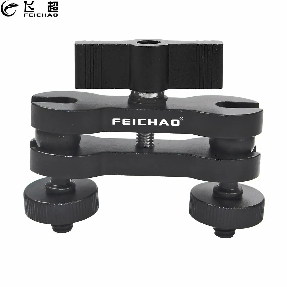 Podwójna Głowica Kulowa Magic Arm Uchwyt Statywu 1/4 Gałka Blokująca Statyw Światła do Monitora Lampy Błyskowej do GoPro 13 do DJI OSMO 360 do Insta360 X4