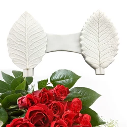 Rose Leaf Silicone Mold Sugarcraft Chocolate Cupcake Baking Mould Fondant Cake Decorating Tools