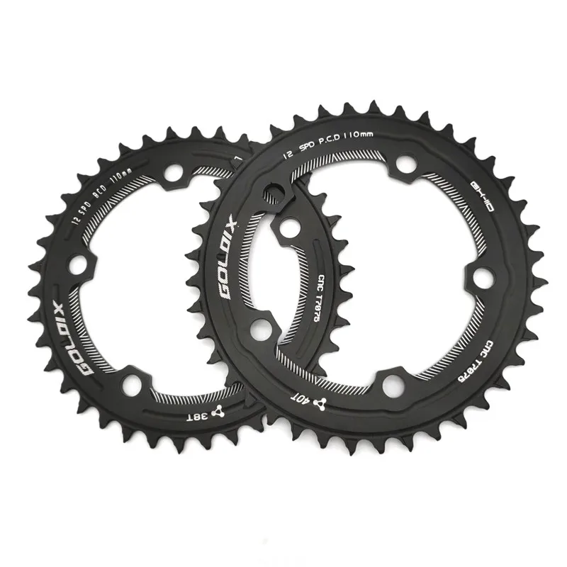 GOLDIX 110/5 BCD 110BCD Road Bike Narrow Wide Chainring 38T-58T Bike Chainwheel For shimano sram Bicycle crank Accessories