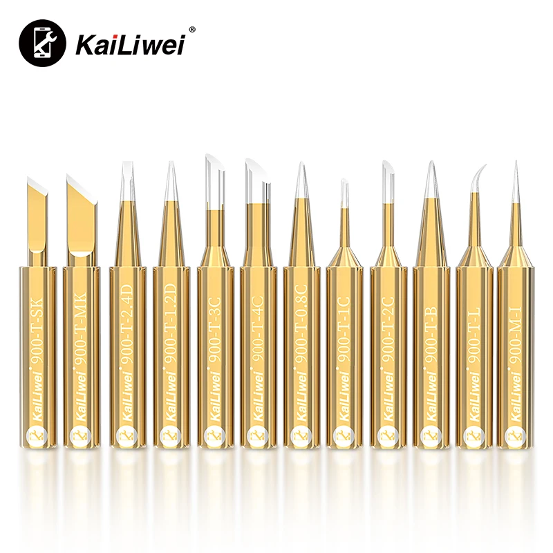Universal 936 937 Soldering Iron Tip For Soldering Station Solder Iron Welding Tip Head Top Sting Lead-free Tools
