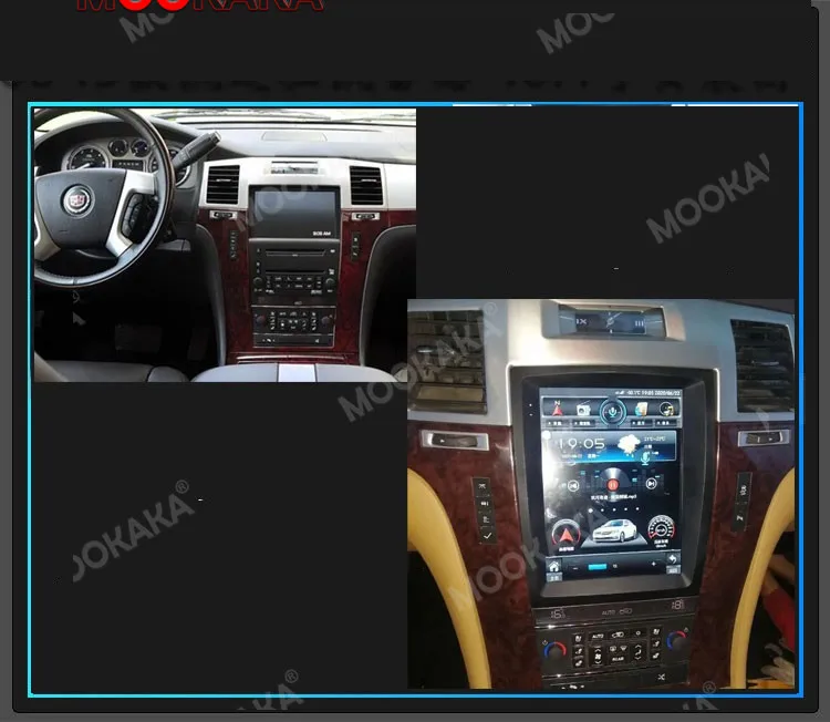 

6G 128G для Cadillac Escalade 2006 + Android стиль Тесла вертикальный экран автомобильный GPS-навигатор мультимедийный плеер радио головное устройство IPS