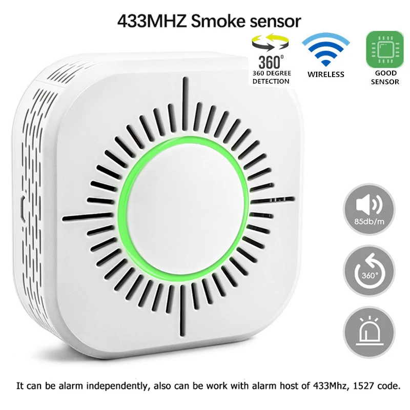 Fire Special Smoke Detector, Office Building, Smoke Sensor, Mobile Phone App, conecta várias pessoas para receber alarmes