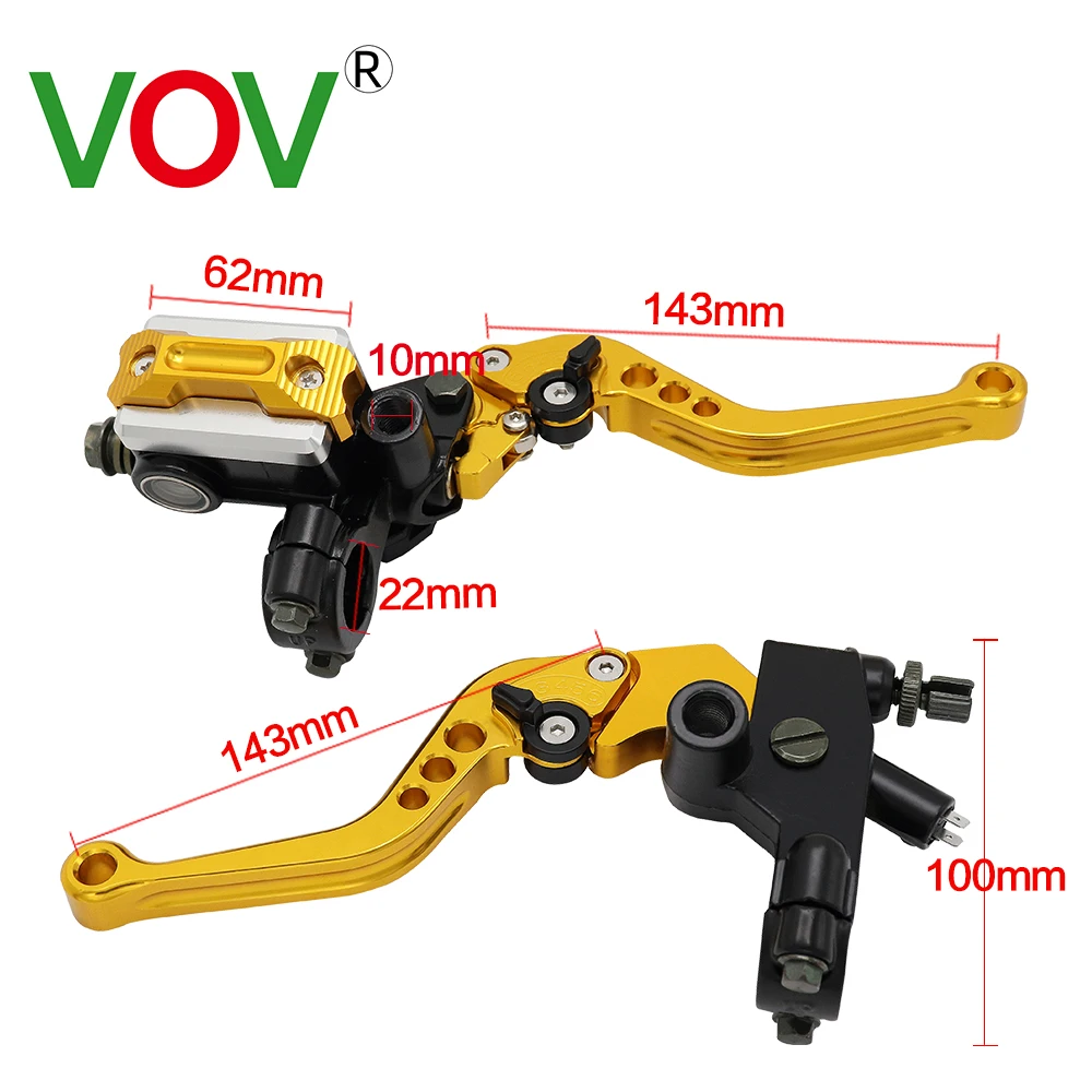 CNC Motorcycle Brake Clutch Levers Hydraulic Front Master Cylinder Motorbike Handle For Scooter Pocket Dirt Pit Bike Motocross