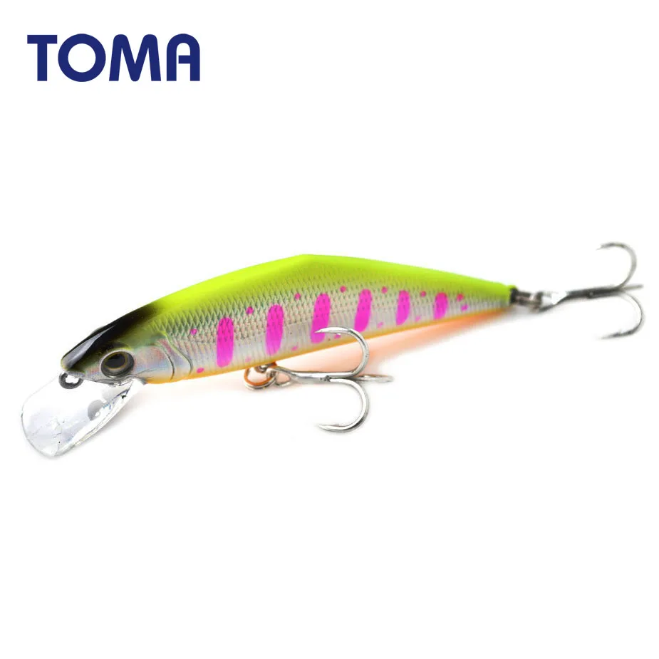 TOMA Suspend Wobbler Sinking Minnow Lure 15g 85mm Longcast Minnow Pike Bass Artificial Hard Bait Plastic Fishing Lure Tackle