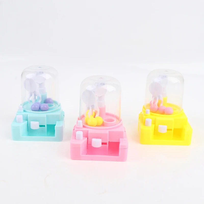 1Pc Mini Claw Machine Dolls Balls Catcher Desktop Interactive Toys Children Kids Doll Crane Clip Electronic Catch Machine House