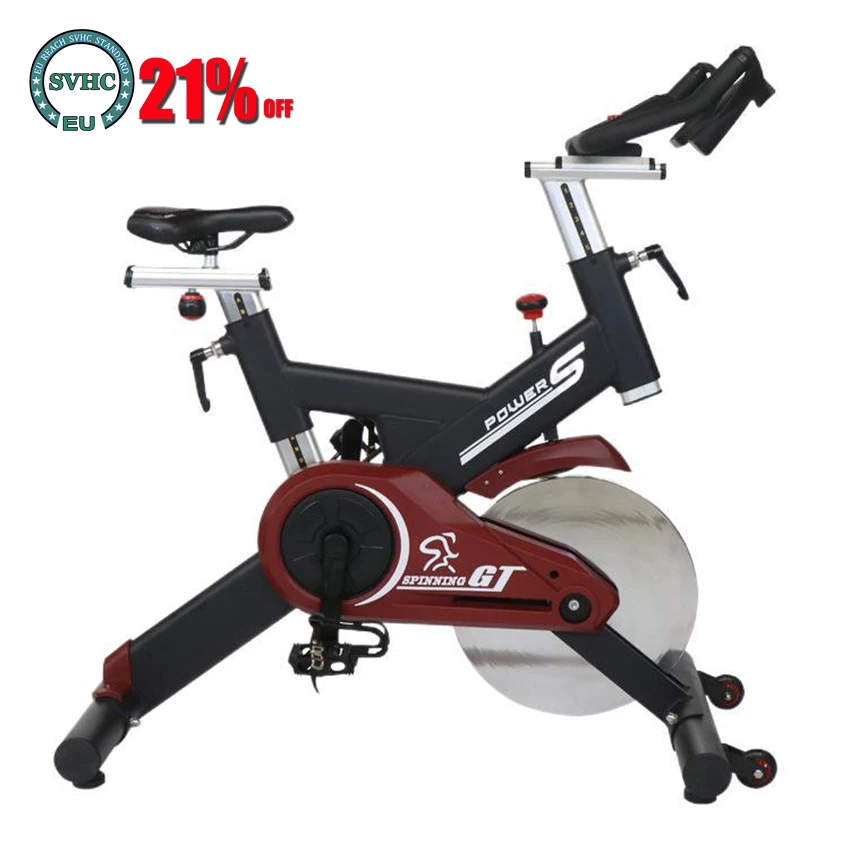 Adjustable Cycling Spinning Bike Magnetic Exercise Cycling Bike Indoor Fitness Bicycle Dynamic Bicycle Moving wheel 260KG Load