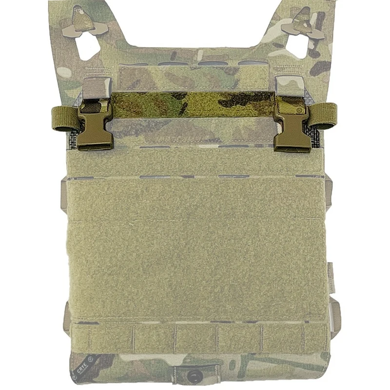 Placa de conversão de peito para colete externo, placa adaptadora estendida molle para colete externo cp spc, material composto importado