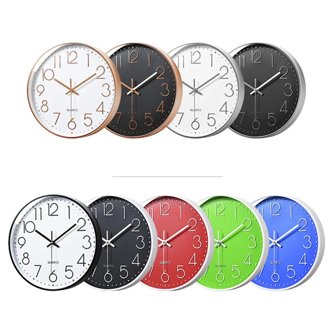 

Europe Vintage Round Wall Clocks Watch Quartz Horlogeatch Wathces Home Bedroom Kitchen Mute Wall Clocks