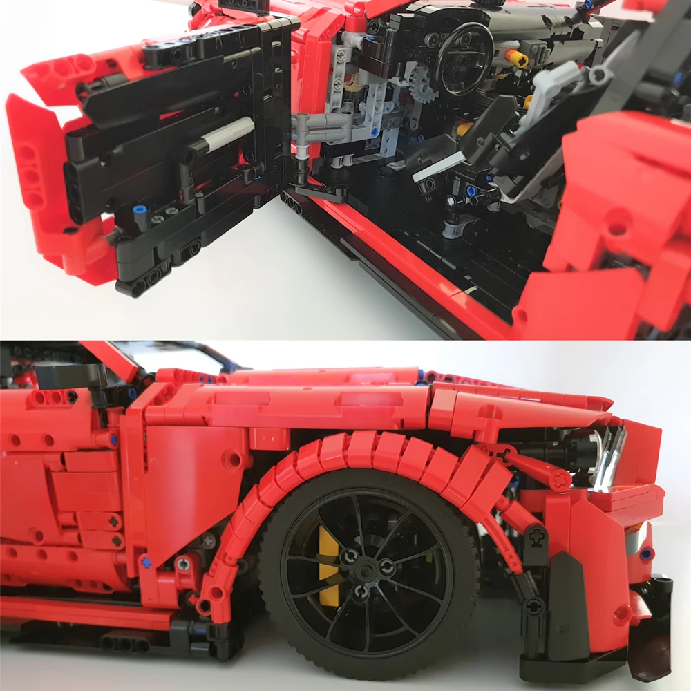 Jdm-さまざまなモデルのスポーツカービルディングブロック,レンガ造りの建物のおもちゃ,moc 50047 50414互換,gt500