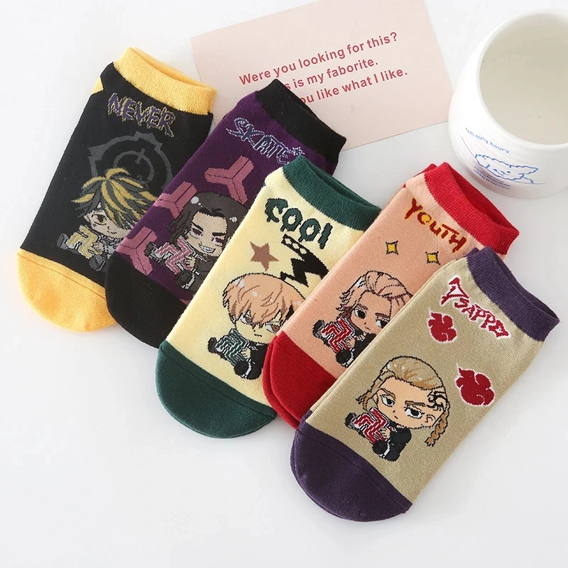 Anime New ship socks Tokyo Avengers Cosplay socks anime socks cartoon cotton straight socks