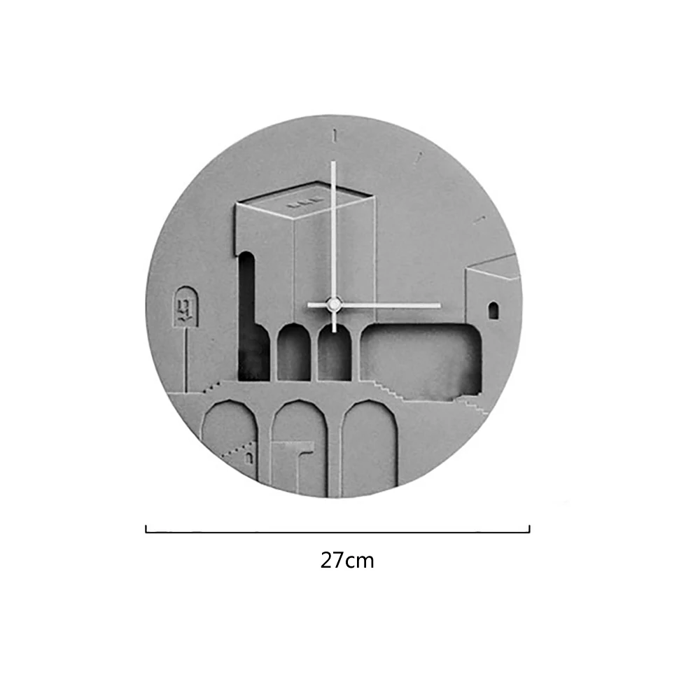 Twórczy zegar cementowy silikonowe formy do ścian rzemiosło domu betonu podejmowania narzedzie dekoracyjne