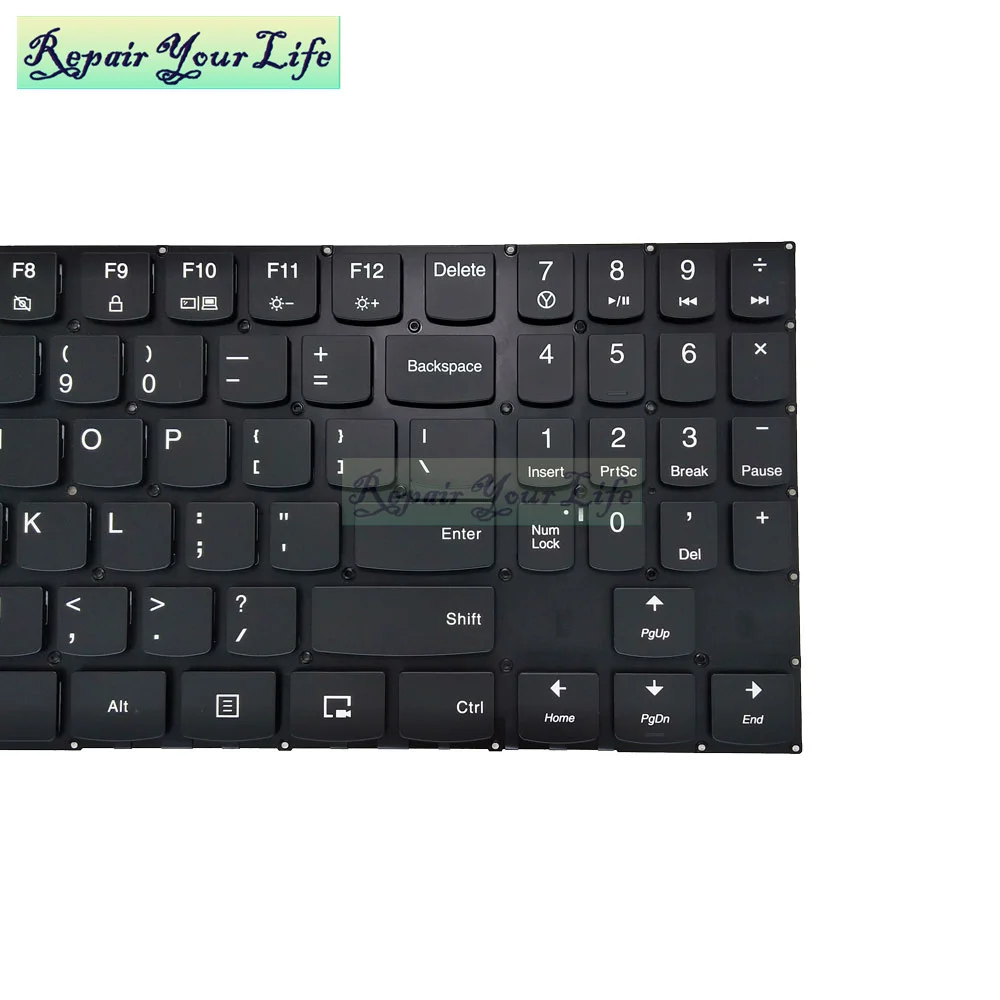 Teclados retroiluminados de EE. UU. Para Lenovo Y520, Y520-15IKB, Y720, Y720-15IKB, teclados en inglés, SN20M27296, LCM16F8