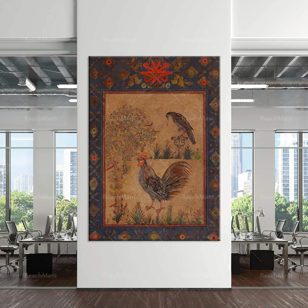 

Ottoman miniature printing * Mini poster * Oriental art * Asian art * Anatolian wall art * Asian miniature painting * Islamic wa