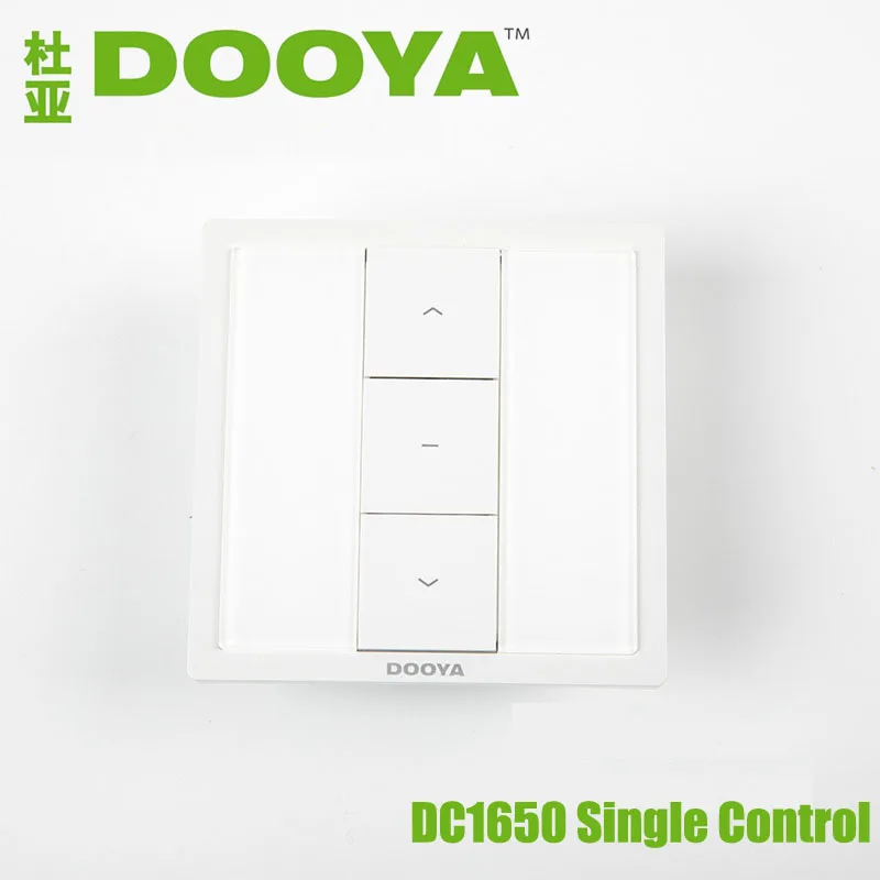 Dooya-Single Channel Wall Switch, DC1650, DC1651, Double Channel Emitter, Wall Receiver, Remote Control for Dooya Curtain Motor