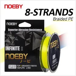 NOEBY-X8 Braided Fishing Line, Multifilament Strands, PE Line, Pike Saltwater Fishing Tackle Lines, 150m, 300m, 8-103lb