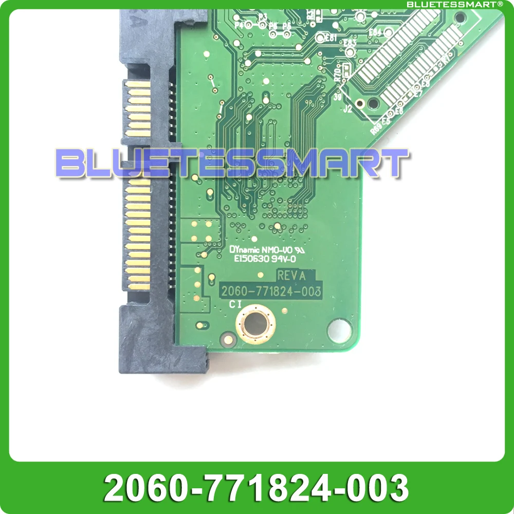 Placa lógica PCB HDD 2060-771824-003 REV A para WD 3,5 SATA, reparación de disco duro, recuperación de datos