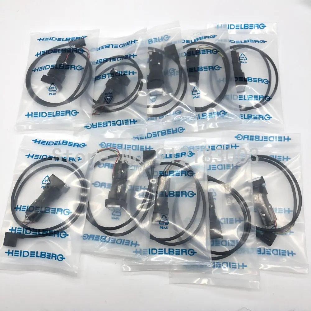 10 Pieces New Heidelberg SM102 MO Printing Machine CPC Push Button With Wire 71.186.4421