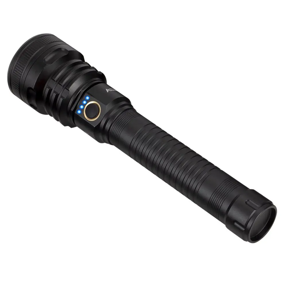 Aloenfire H32 xhp70.2 most powerful flashlight usb Tactical Zoom P70.2 LED Torch light Use 26650 Large battery