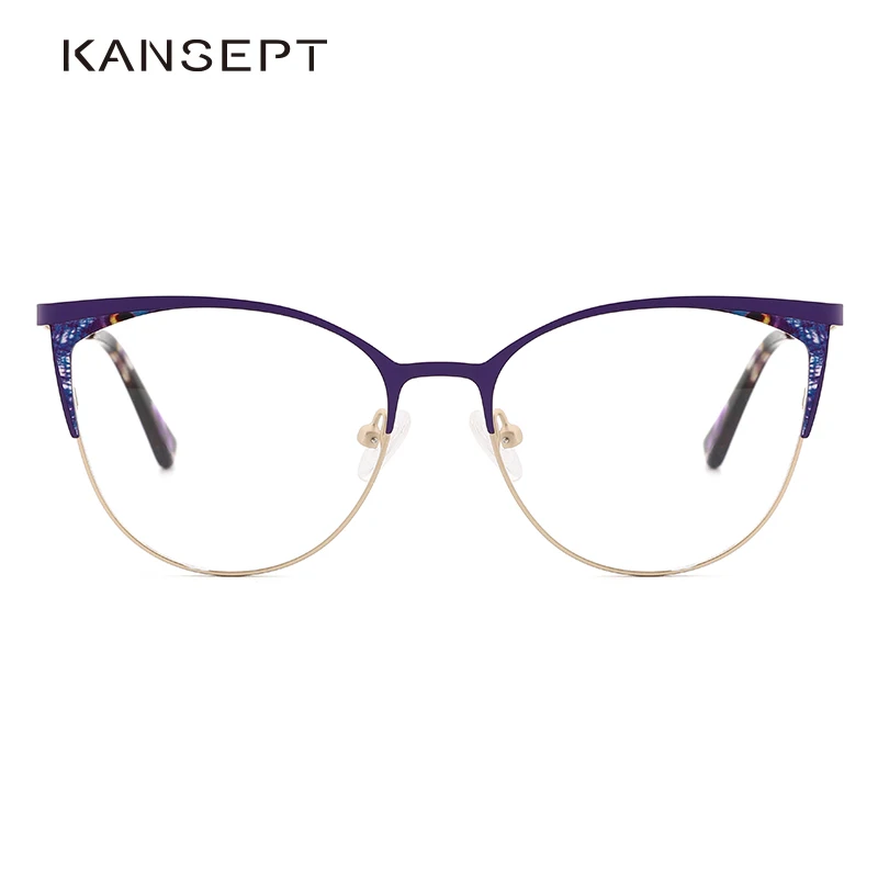 

KANSEPT 2020 Cat Eye Reading Glasses Women Fashion Anti Blue Light Computer Presbyopia Eyeglasses with Diopter +0.5 0.75 1.75