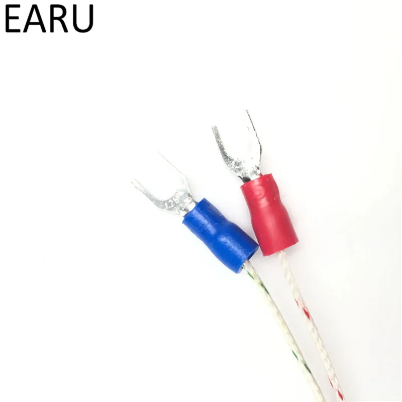 1pc Thread M6 Screw Probe Temperature Sensor Thermocouple K Type Range 0-400 Degree 2m Long Cable for PID Controller Thermometer