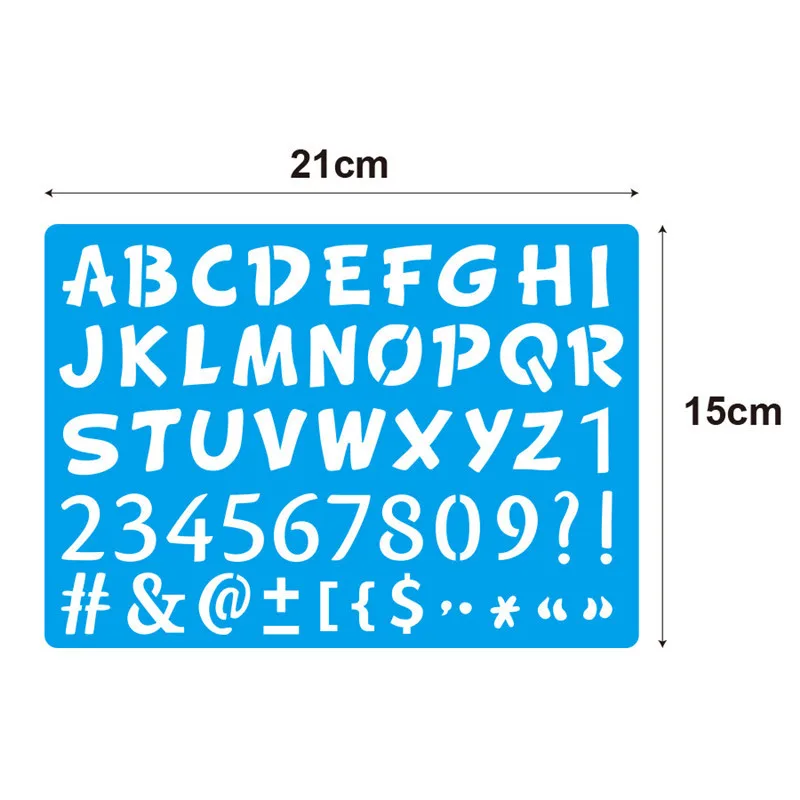 5/10/20 Pcs Stencil da disegno Set per bambini strumento artistico disegno tavolo da disegno bambini pittura Stencil righelli modello istruzione aiuti