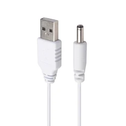 USB-DC 3.5mm 전원 케이블 5V 충전기 케이블 배럴 코드 허브 USB 팬 램프용 빠른 커넥터, 둥근 구멍 어댑터 충전 케이블