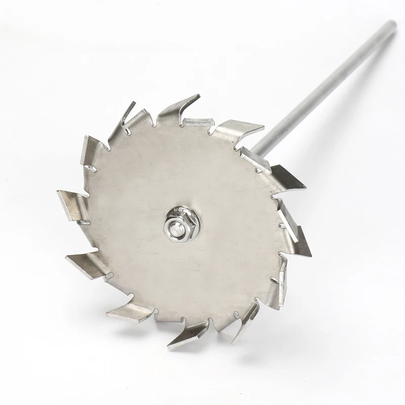 Propeller Mixer Machine Dispersion Disk SUS Saw Tooth Type Dispersing Plate Paint Blade Agitator Fan Stirring Blade Stirrer Fan