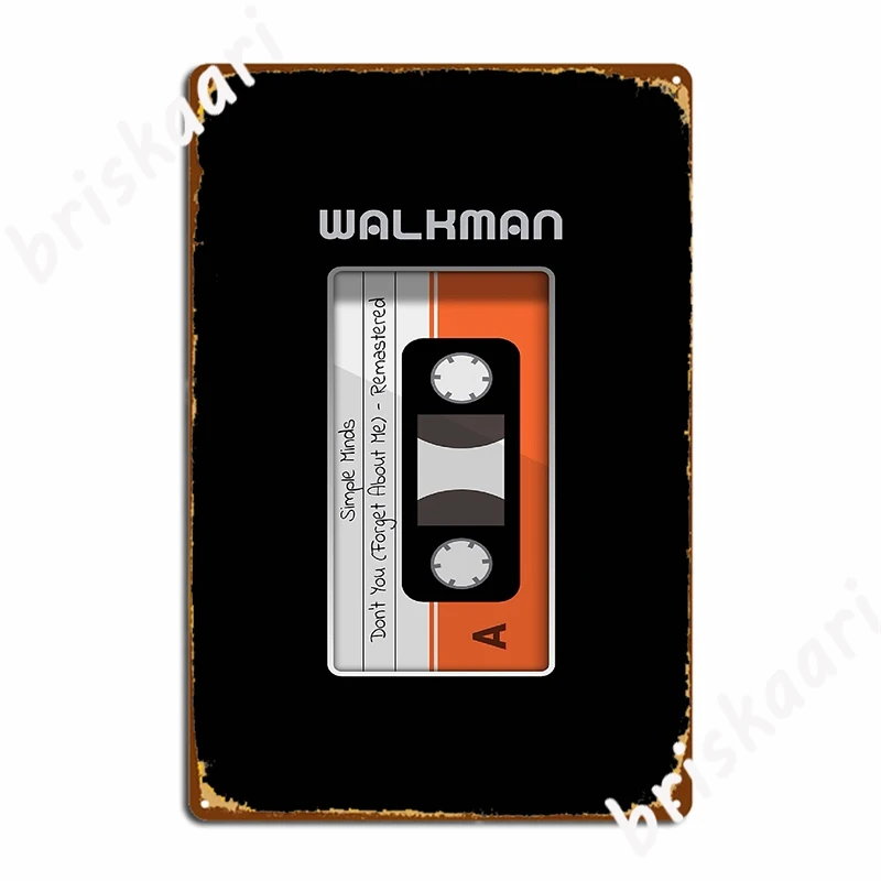 Walkman Metal Sign Custom Wall Decor Bar Cave Pub Tin Sign Posters