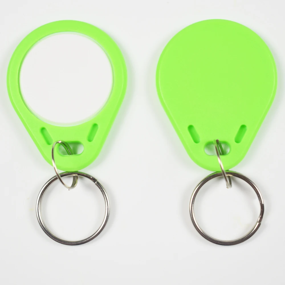 2Pcs/Lot 125Khz Proximity RFID EM4305 T5577 Read and Rewriteable Token Tag Keyfobs Keychains Access Control Smart Card