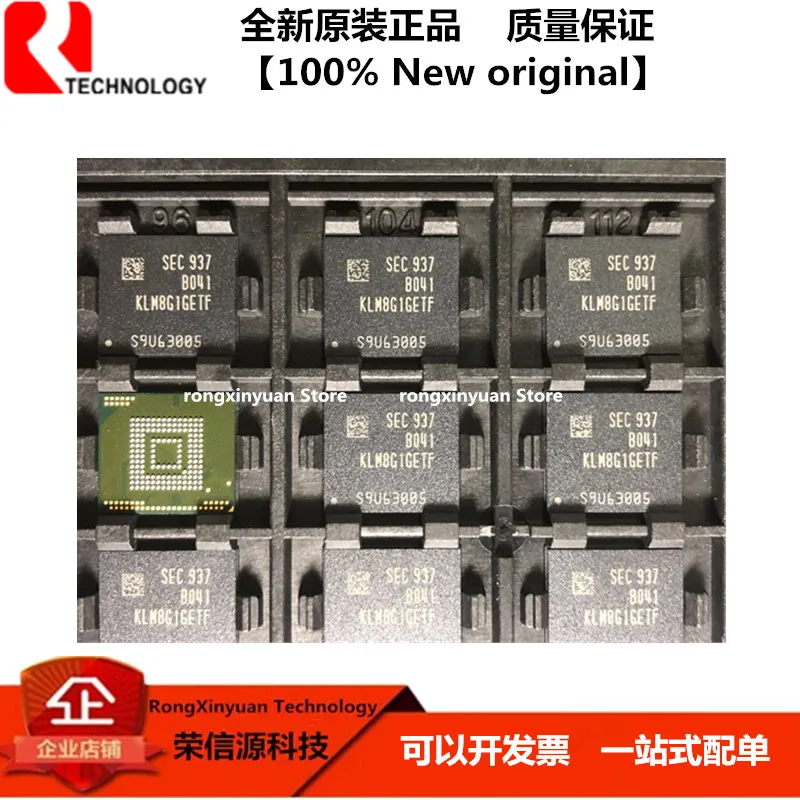 5 Cái/lốc KLM8G1GETF-B041 KLM8G1GETF BGA Nhớ Chip IC 100% Mới Chính Hãng