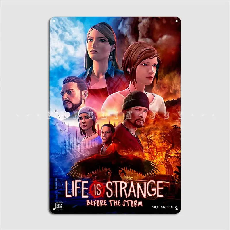 Life Is Strange Before The Storms Cinematic Movie Metal Sign Wall Pub Club Bar Design Garage Decoration Tin Sign Poster