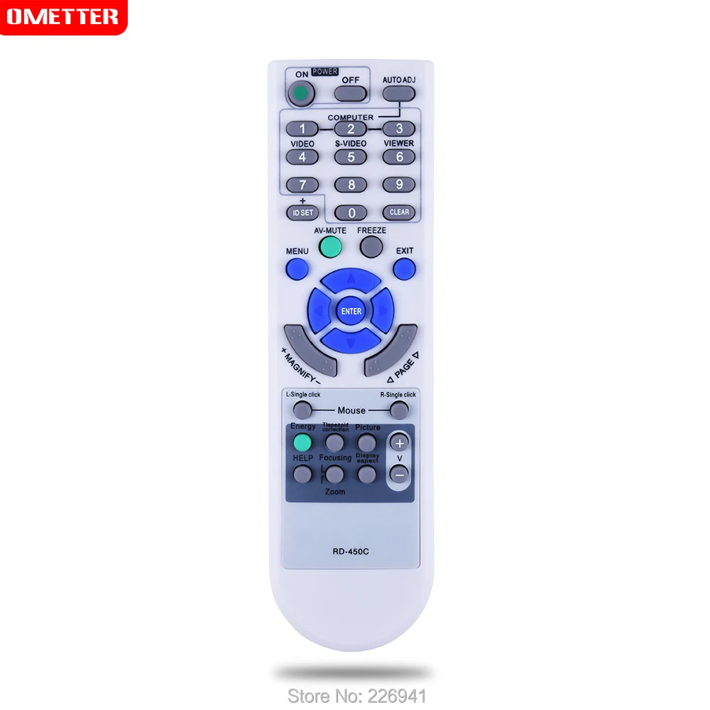 Controlador remoto para nec projetor Rd-450c Rd-448e Np-v260 + v230 me360