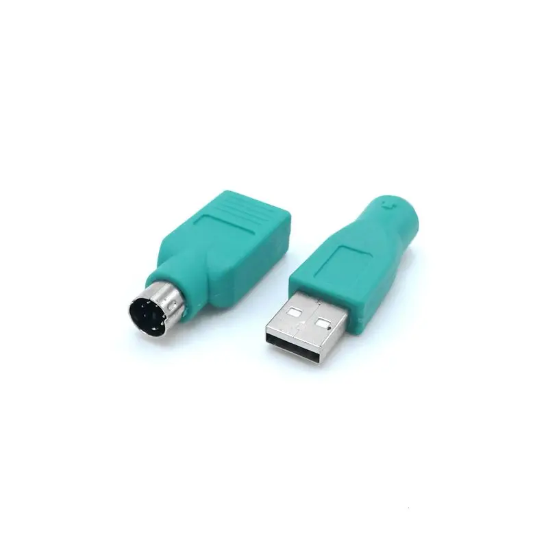 USB Female To PS2 PS / 2 Male Adapter Converter Keyboard Mouse dan Mouse Adapter USB A Type Male To PS / 2 6 Pin Mini Din Female