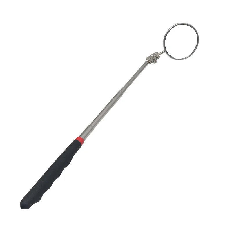 1 Pcs Round Mirror Extension Car 360 Angle Telescopic Car Inspection Inspection Lens Manual Tool Auto Parts